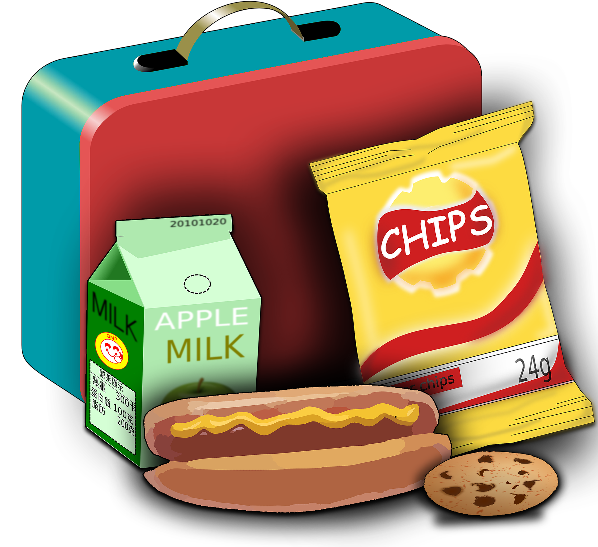 picture of a student lunch